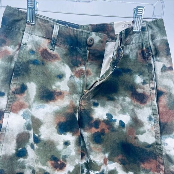 Levi’s Baggy Pants Sz 23x30 Women’s Cargo A Mid Rise Straight Leng Green New - Picture 4 of 15